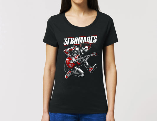T-shirt femme "Guitariste Punk"