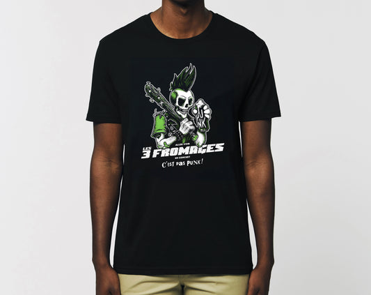 T-shirt homme « C'est Pas Punk Vert »