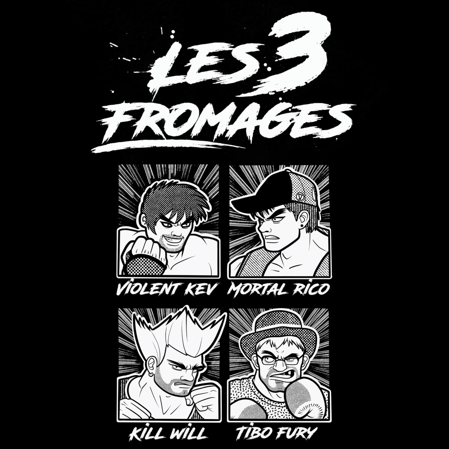 T-shirt homme "Fighter Fromage"