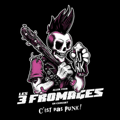 T-shirt homme « C'est Pas Punk Rose »