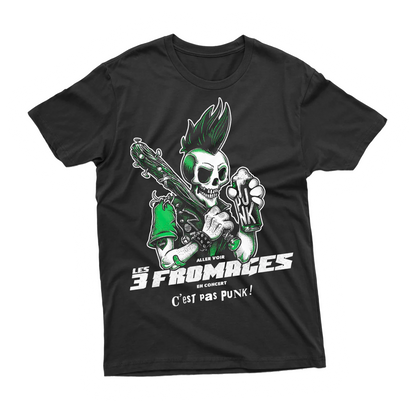 T-shirt homme « C'est Pas Punk Vert »