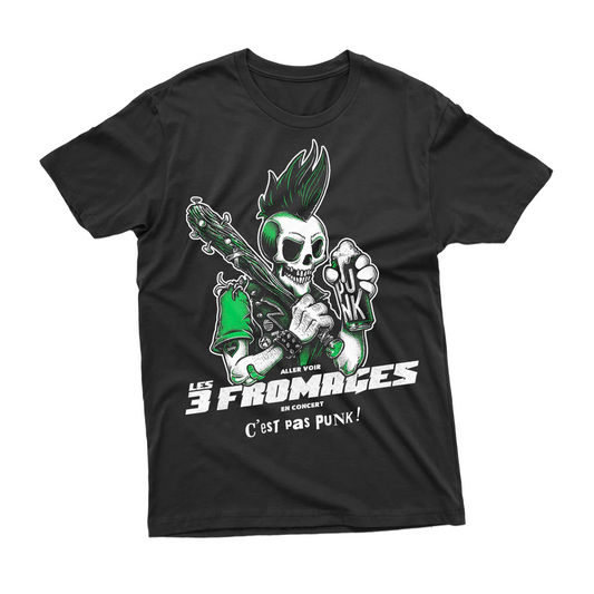 T-shirt homme « C'est Pas Punk Vert »