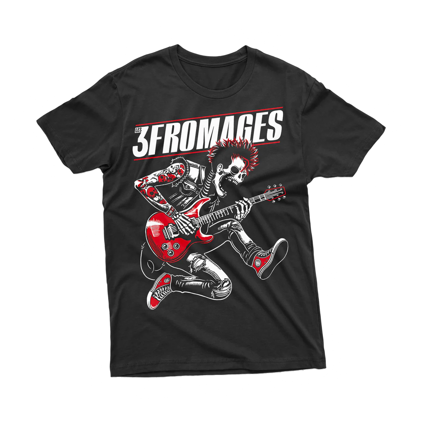 T-shirt homme « Guitariste Punk »