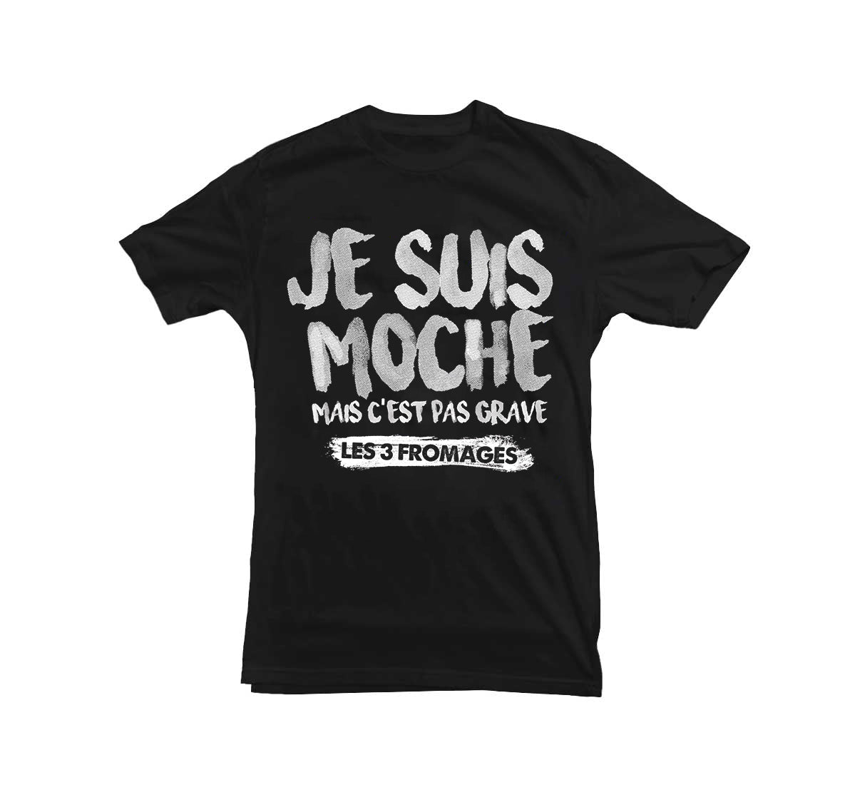 T-shirt homme "Je Suis Moche" 100% coton bio