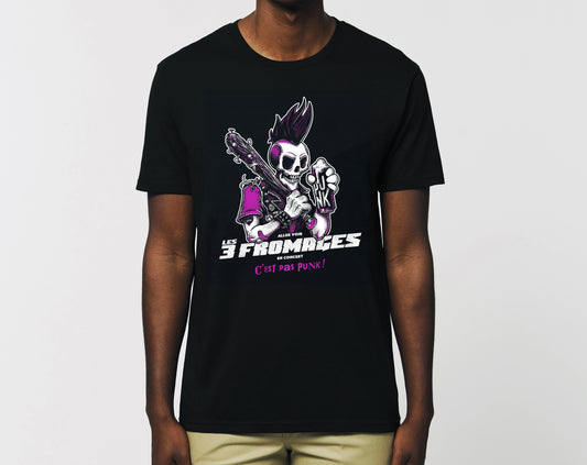 T-shirt homme « C'est Pas Punk Rose »