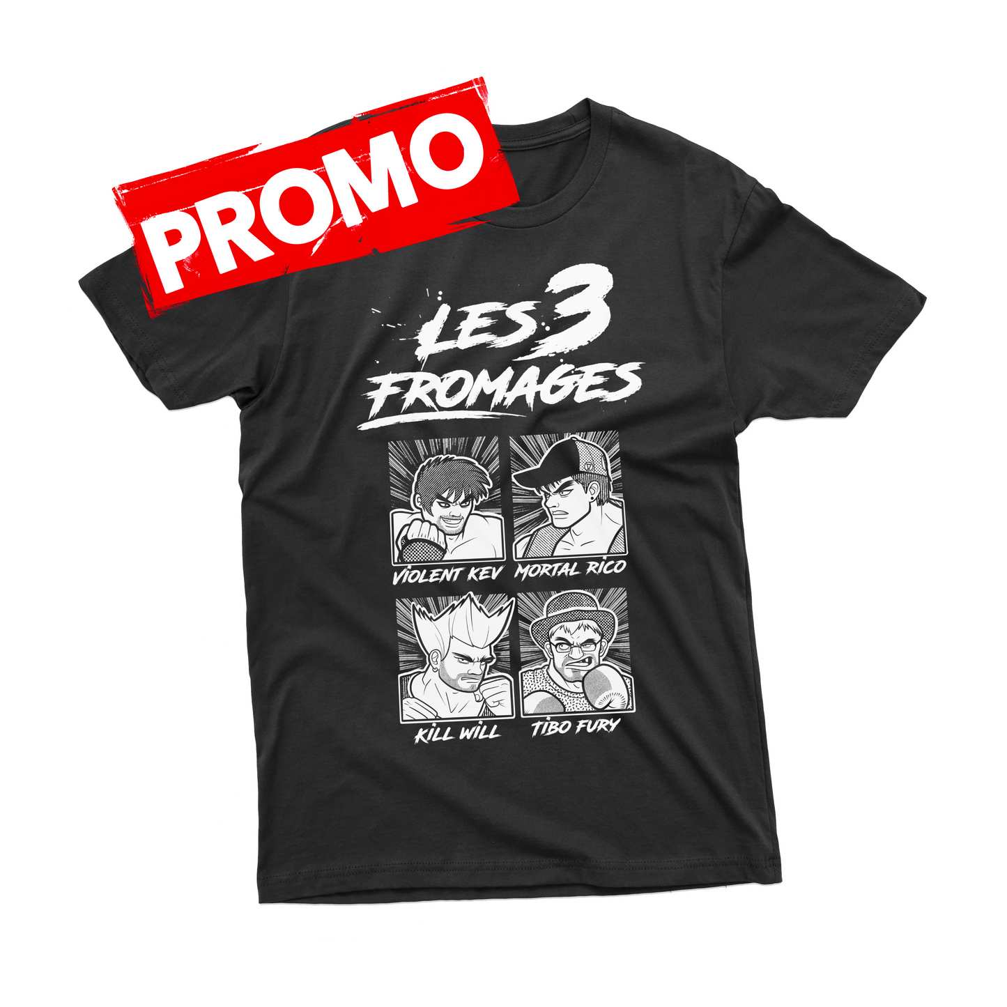 T-shirt homme "Fighter Fromage"