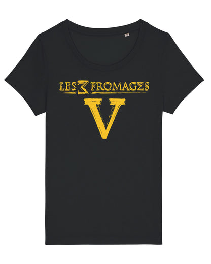 T-shirt femme "V"  100% coton bio