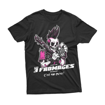T-shirt homme « C'est Pas Punk Rose »
