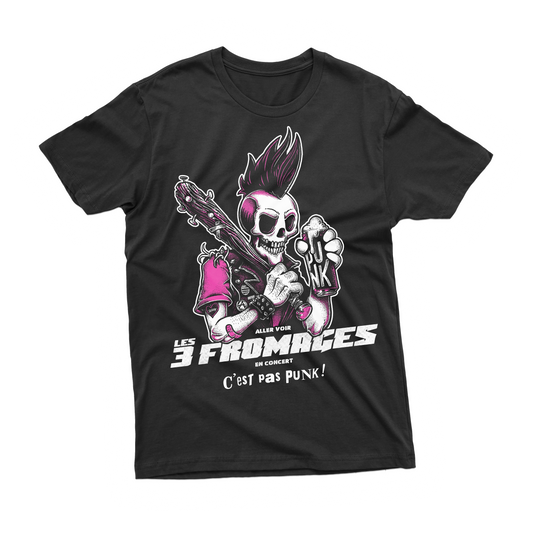 T-shirt homme « C'est Pas Punk Rose »